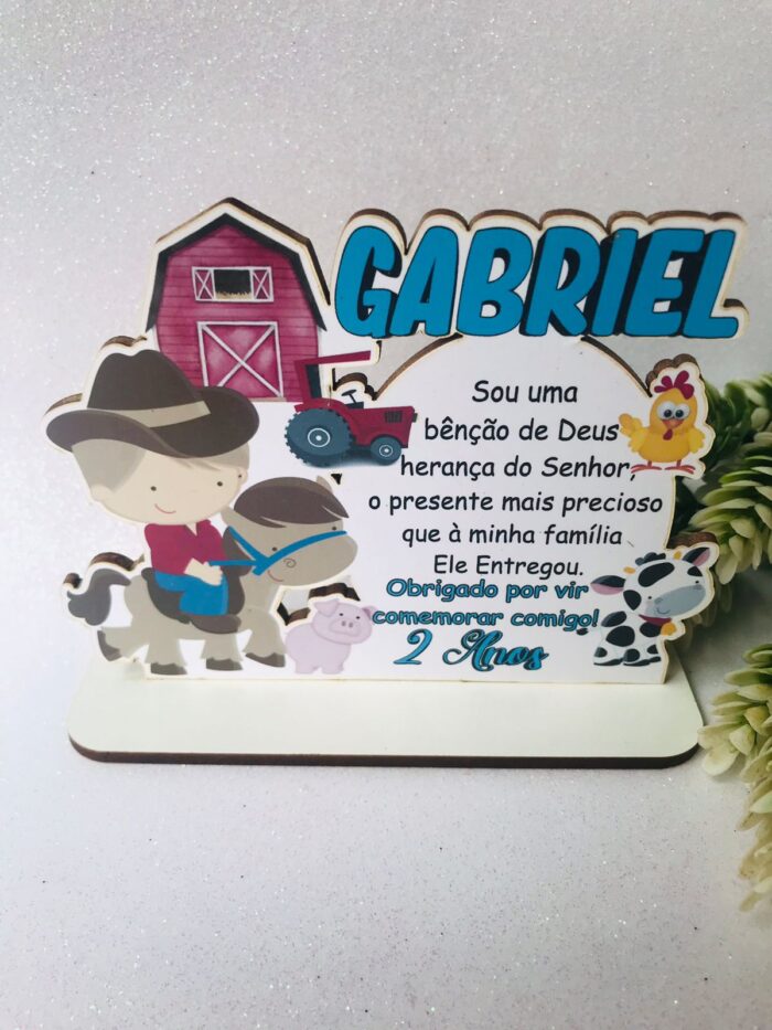 Lembrança personalizada ANIVERSÁRIO